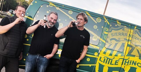 Jan Niewodniczanski, Stefan Meyna und Stefan Hanke in North Carolina