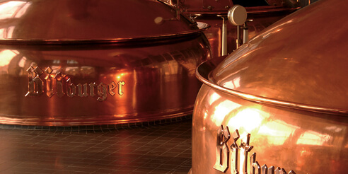 Alte Bitburger Sudkessel in der Bitburger Marken-Erlebniswelt