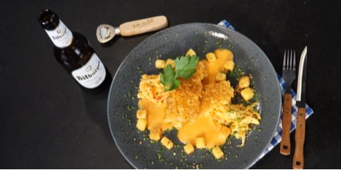 Bitburger kocht: Chipsfisch, Rahmkraut und Laugen-Kartoffeln