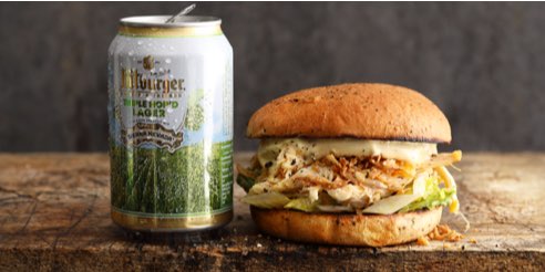 Bitburger grillt: Pulled Chicken Burger