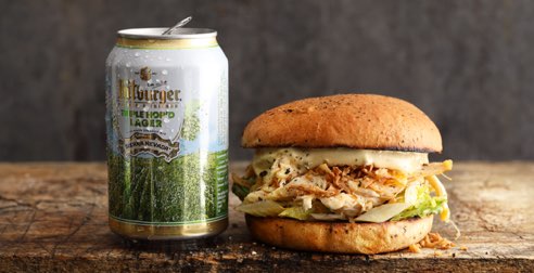 Bitburger grillt: Pulled Chicken Burger