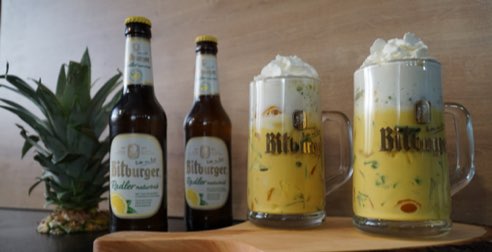 Bitburger kocht: Veganes Curry im Bierglas mit Kokosespuma