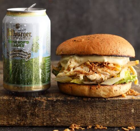 Bitburger grillt: Pulled Chicken Burger